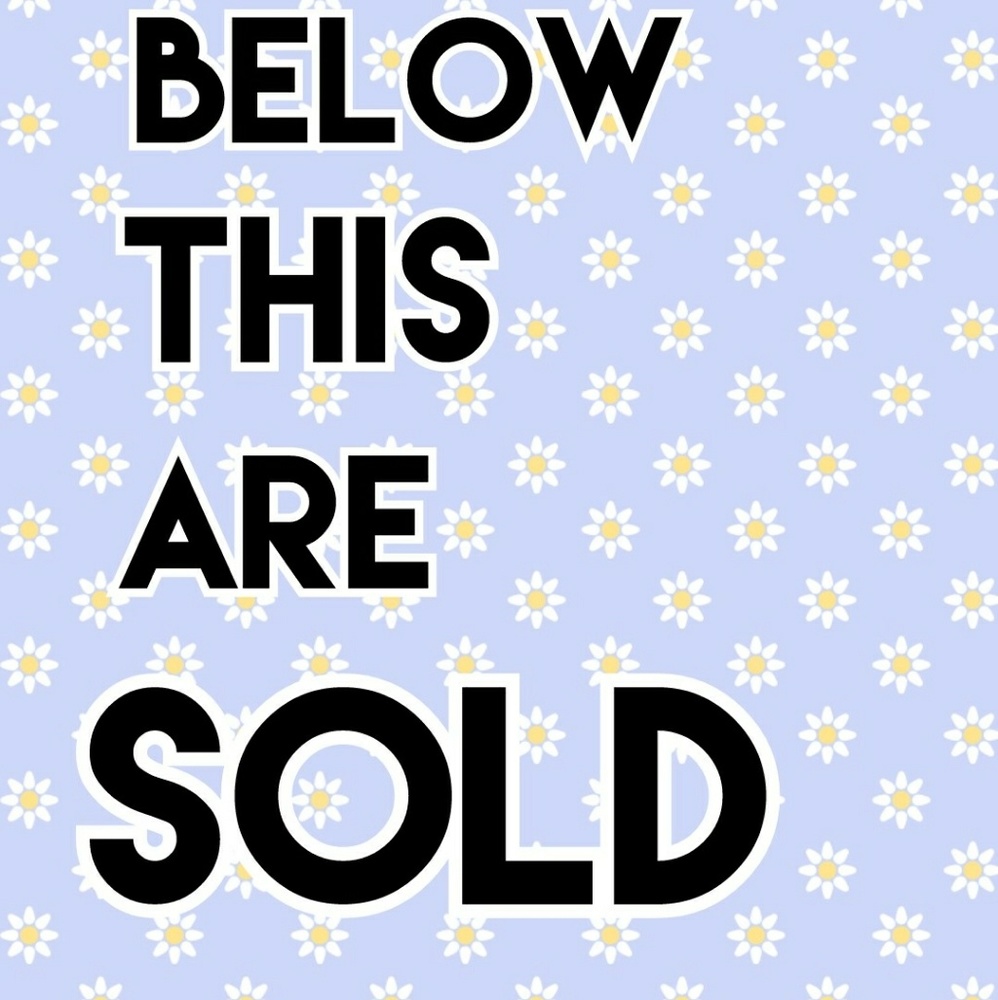 Items below this are unavailable